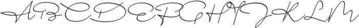 Mr Dj Signature Regular otf (400) Font UPPERCASE