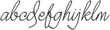 Mr Dj Signature Regular otf (400) Font LOWERCASE