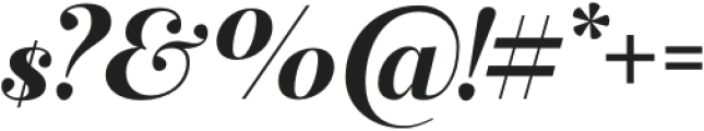 Mr Gabe Bold Italic otf (700) Font OTHER CHARS