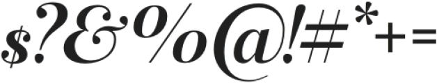 Mr Gabe Semibold Italic otf (600) Font OTHER CHARS