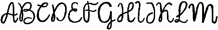 Mrs Lovela Regular otf (400) Font UPPERCASE
