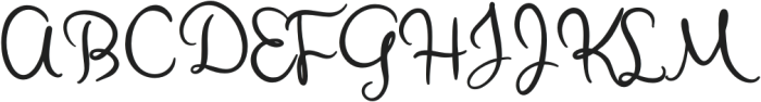 Mrs.Butler Regular otf (400) Font UPPERCASE