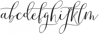 MrsStylishAlt otf (400) Font LOWERCASE