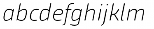 Mr. Jones Thin Italic Font LOWERCASE