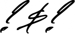 Mr. Roosevelt Handwritten Font OTHER CHARS