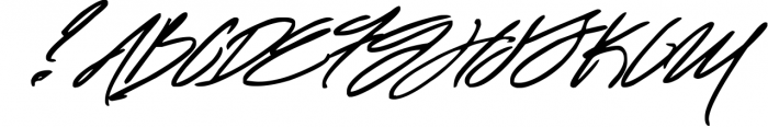 Mr. Roosevelt Handwritten Font UPPERCASE