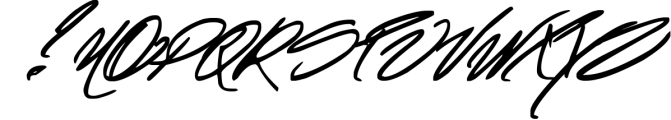 Mr. Roosevelt Handwritten Font UPPERCASE