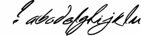 Mr. Roosevelt Handwritten Font LOWERCASE