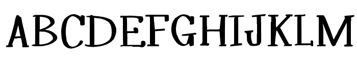 MRF Silverplume Font UPPERCASE