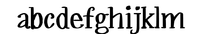 MRF Silverplume Font LOWERCASE