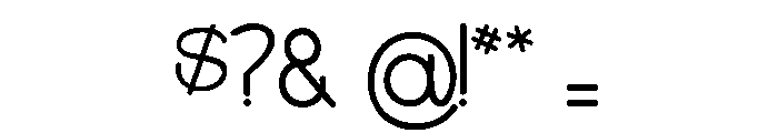 Mr Martini_PersonalUseOnly Font OTHER CHARS