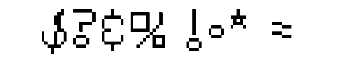 Mr. Saturn Font OTHER CHARS