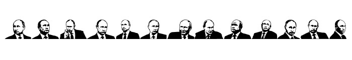 Mr.Putin Regular Font UPPERCASE