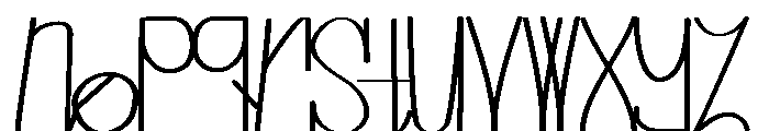 MrVanilla Regular Font LOWERCASE