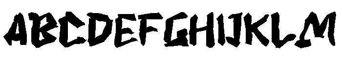 Mrasiz Font UPPERCASE