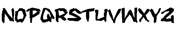 Mrasiz Font UPPERCASE