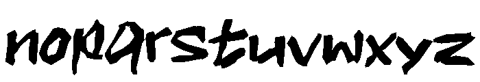Mrasiz Font LOWERCASE