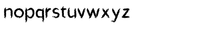Mr Chalk Regular Font LOWERCASE