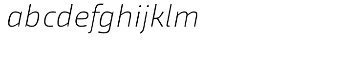 Mr Jones Thin Italic Font LOWERCASE