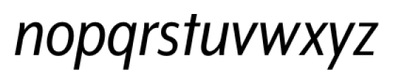 Mr Eaves XL Modern Narrow Italic Font LOWERCASE