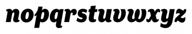 Mr Eaves XL Sans Narrow Ultra Italic Font LOWERCASE