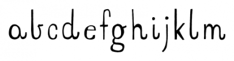 Mr Happy Fill Font LOWERCASE