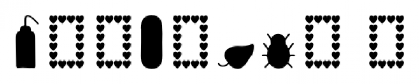 MrMoustache Accessories Dingbats Solid Font OTHER CHARS
