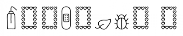 MrMoustache Accessories Dingbats Font OTHER CHARS