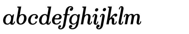 Mr Chips Regular Italic Font LOWERCASE