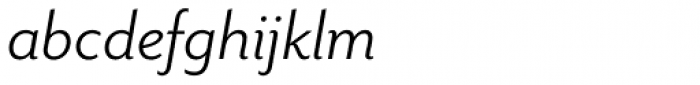 Mr Eaves Sans Book Italic Font LOWERCASE