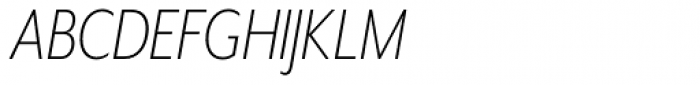Mr Eaves XL Modern Nar Light Italic Font UPPERCASE