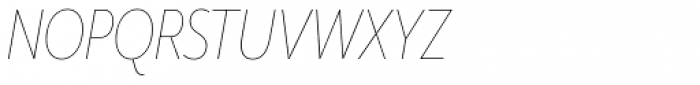 Mr Eaves XL Modern Nar Thin Italic Font UPPERCASE