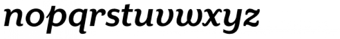 Mr Eaves XL Sans Bold Italic Font LOWERCASE