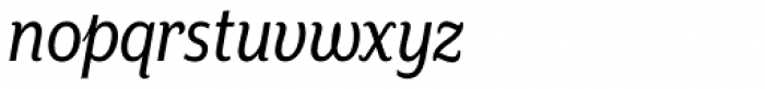 Mr Eaves XL Sans Nar Reg Italic Font LOWERCASE