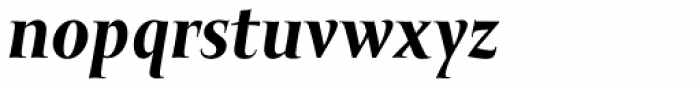 Mramor Medium Pro Bold Italic Font LOWERCASE