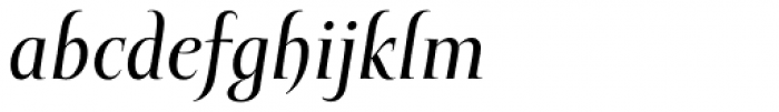 Mramor Medium Pro Italic Font LOWERCASE