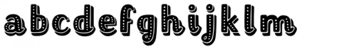 Mrs Berry Dotted Shaded Font LOWERCASE