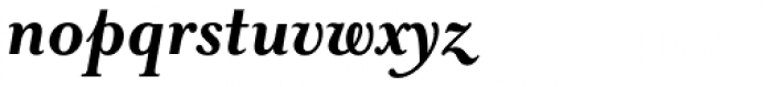 Mrs Eaves Bold Italic Font LOWERCASE