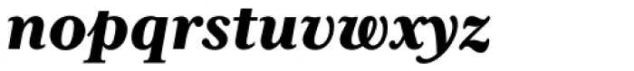 Mrs Eaves XL Serif Heavy Italic Font LOWERCASE