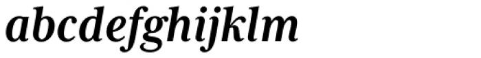 Mrs Eaves XL Serif Nar Bold Italic Font LOWERCASE