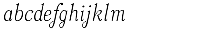Mrs Keppel Extra Light Italic FONT