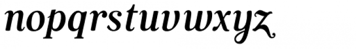 Mrs Keppel Medium Italic Font LOWERCASE