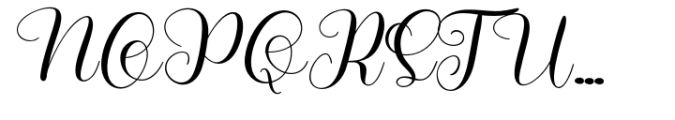 Mrs Olympheria Font UPPERCASE
