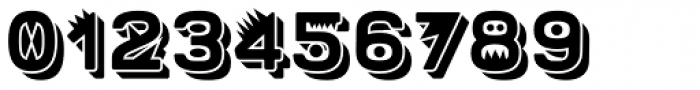 Mrs Onion Monsters 3D Font OTHER CHARS