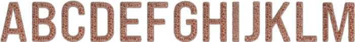 MS Giraffe Font Regular otf (400) Font UPPERCASE