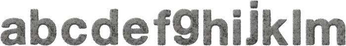 MS Stone Font V1 Regular otf (400) Font LOWERCASE