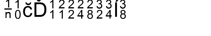 MS Reference 2 Regular Font LOWERCASE