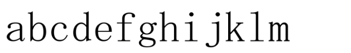 MS-Mincho Regular FONT