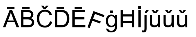 MS Reference 1 Regular Font UPPERCASE