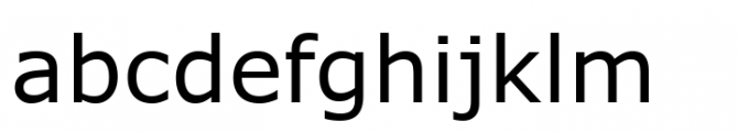 MS Reference Sans Serif Regular Font LOWERCASE